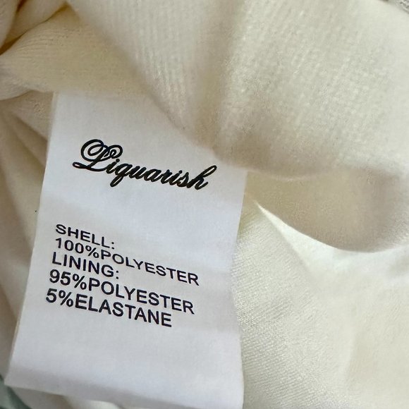 LIQUORISH Shiny Metallic Silver/Teal/Copper Pleated Midi Skirt, Size Small - Picture 7 of 7